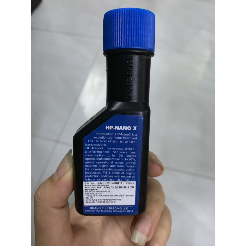 Phụ gia nhớt động cơ xe máy HP-NANO X 50ml