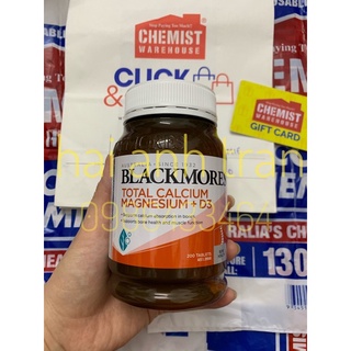 Viên uống Total Calcium Magnesium D3 Blackmores 200v