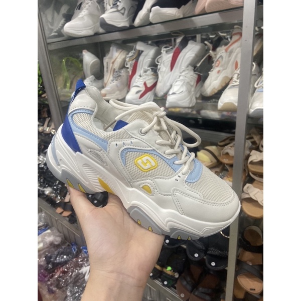 Giày thể thao nữ sneaker chữ s 2 màu