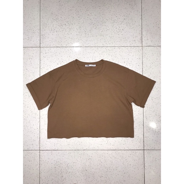 ÁO THUN COTTON XOẮN LAI CROPTOP