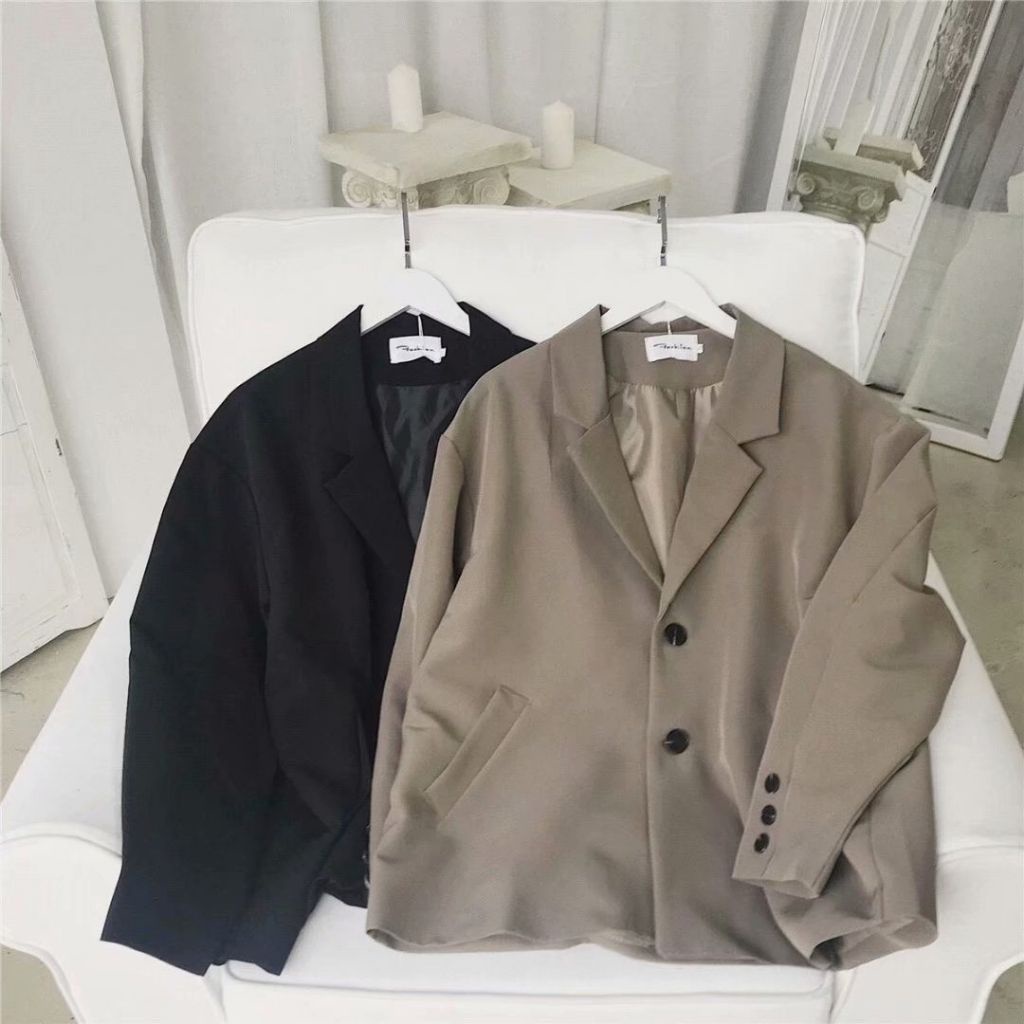 Áo khoác Blazer Nam phong cách ullzang - chuẩn form dáng như ảnh - AD61