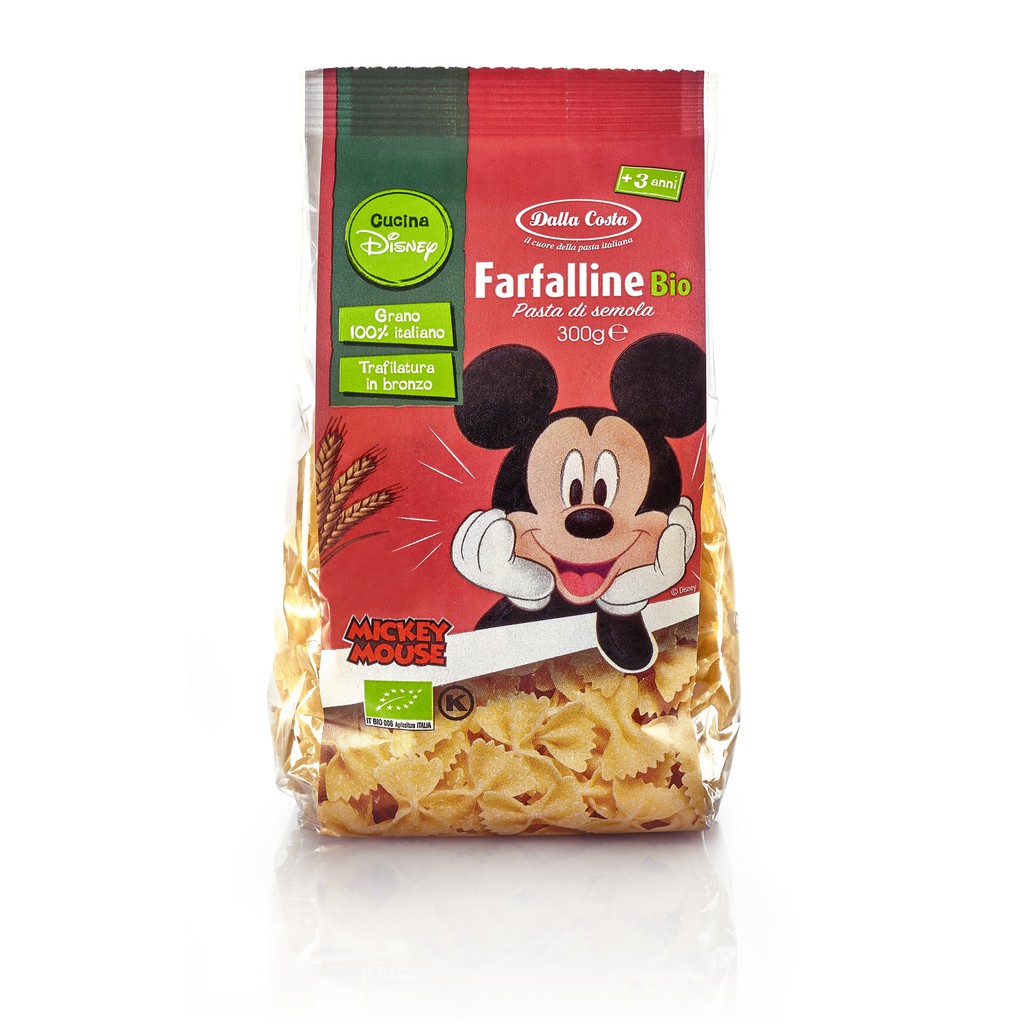 Nui Nơ Hữu Cơ Cho Bé 300g Dalla Costa Organic Disney Farfalline Bio