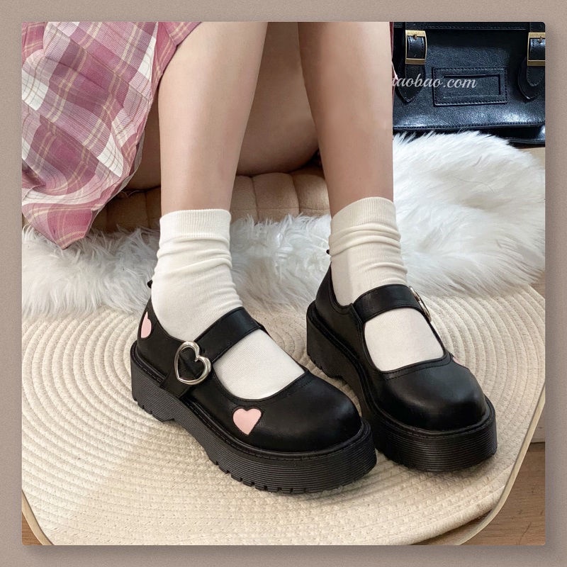 Giày Đồng Phục Da Cỡ Nhỏ Phong Cách lolita Nhật Bản 2022 Dễ Phối Đồ Cho Nữ