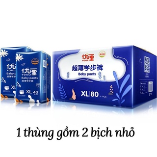 Bỉm youli xanh nội địa trung đầy đủ size m88 miếng / l84 /xl80 /xxl72 / xxxl68 shop bell