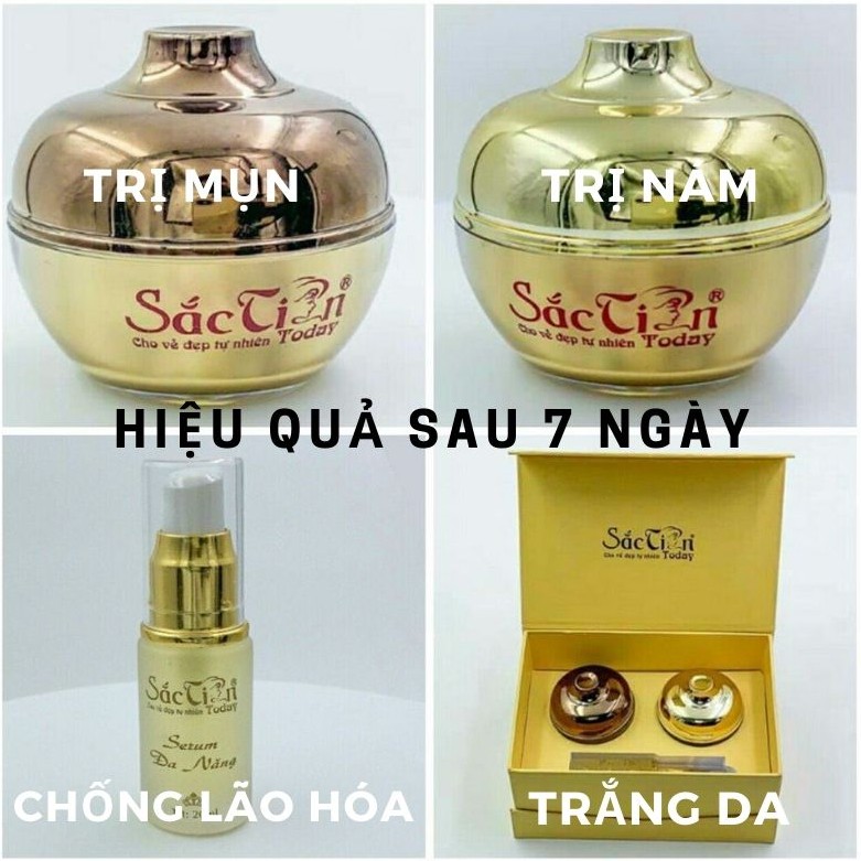 Combo Đa năng (kem dưỡng da) Sắc Tiên Today ngừa mụn,nám, chống lão hóa giúp da trắng sáng tự nhiên hiệu quả