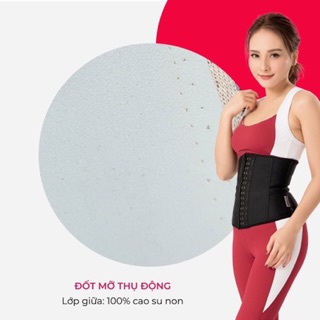Đai nịt bụng latex 25g giảm eo
