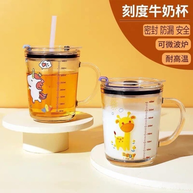 CỐC THUỶ TINH 3IN1 SIÊU TIỆN LỢI CÓ NẮP ĐẬY