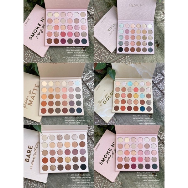 màu mắt colourpop 30 ô