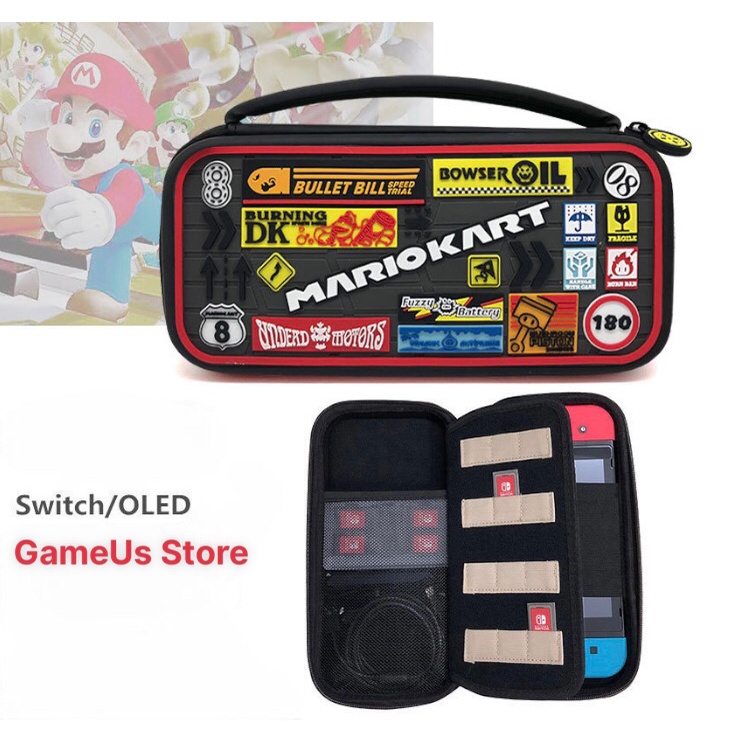 Túi đựng máy Nintendo Switch họa tiết Zelda, Minecraft, Pokemon,Mario Kart Sheikah Slate