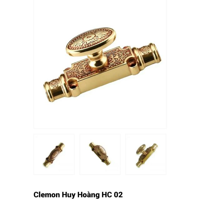 Clemon đồng thau Hc02 Huy hoàng cửa chính