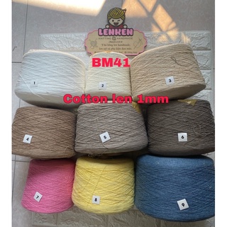 Cotton len sợi 1mm cuộn 100g