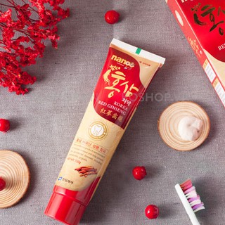 Siêu khuyến mại: 2 hộp kem đánh răng hồng sâm hàn quốc tuýp 150gr