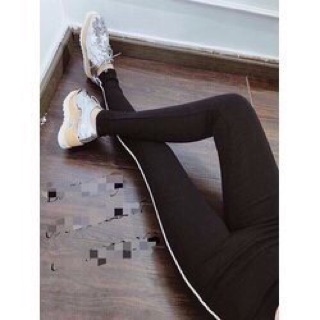 Quần legging sooc kẻ