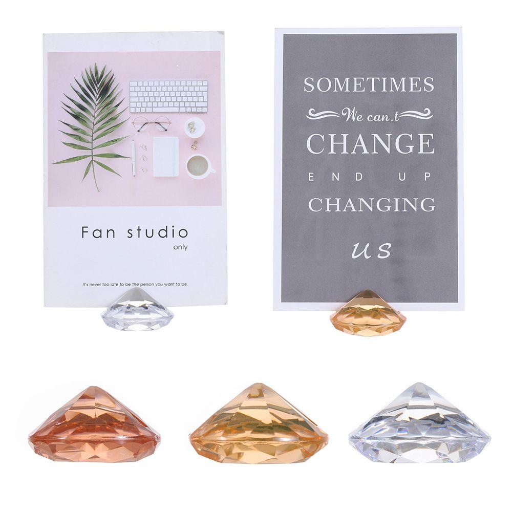 KUNHEV 1 Giá Đỡ Kẹp Giấy / Ảnh Để Bàn Chất Liệu Hợp Kim