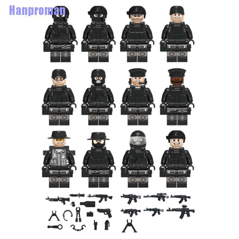 Bộ Đồ Chơi Lego Lắp Ráp Mô Hình Cảnh Sát Swat Teams