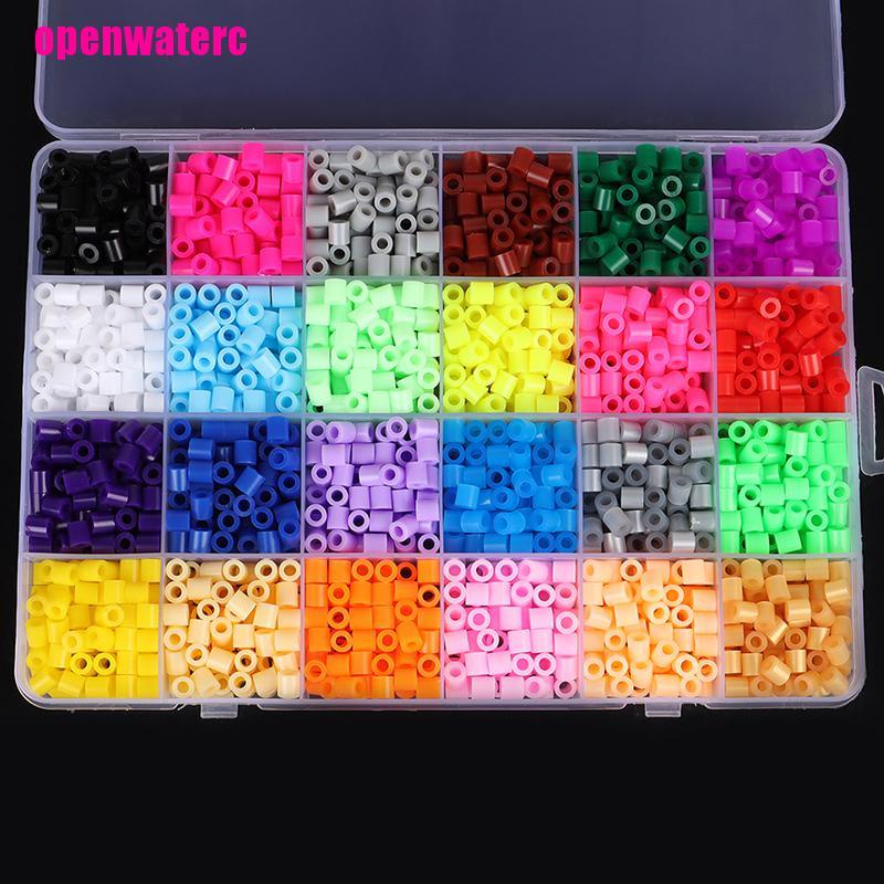 Hạt Hama 24 Màu 5mm Tự Làm Đồ Thủ Công 3D Cho Bé
