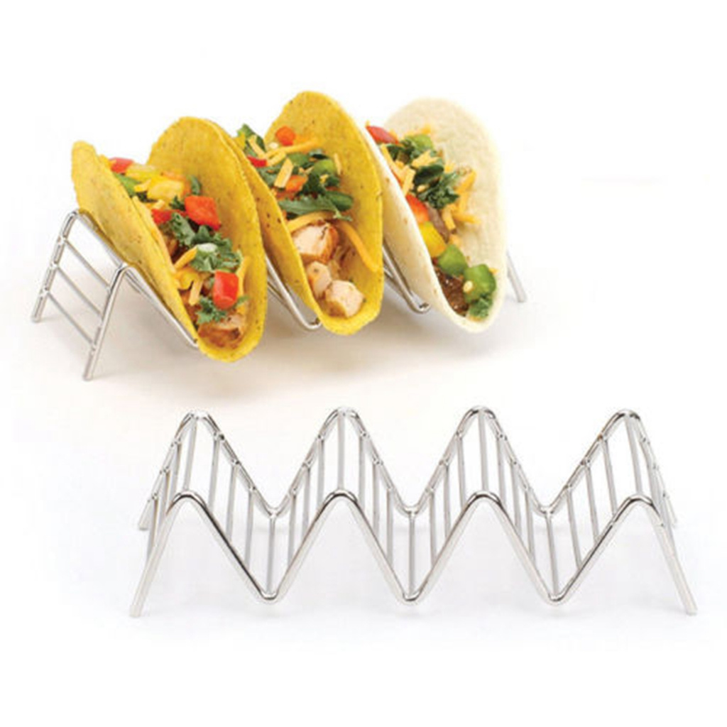 Giá đỡ bánh taco SJJL bằng thép không gỉ tiện dụng cho nhà bếp