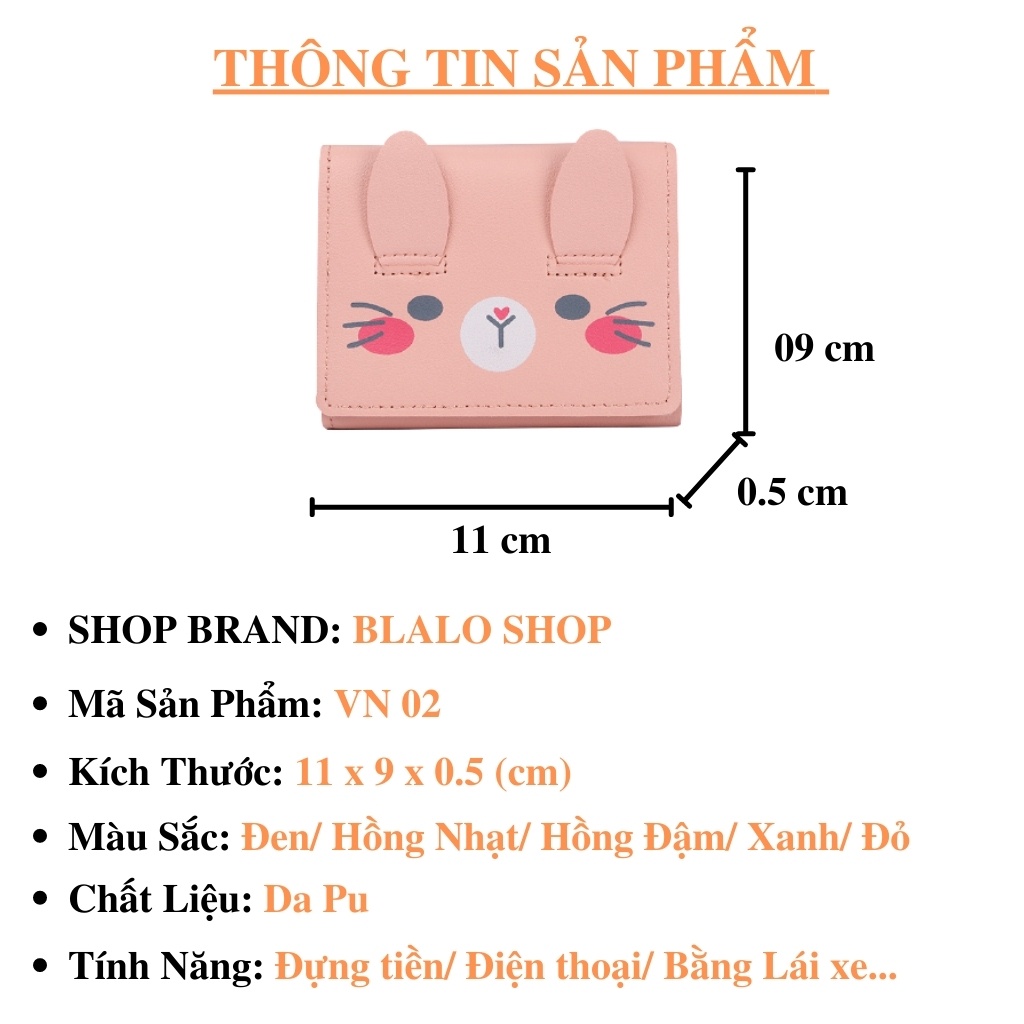 Ví Nữ Ngắn, Ví Nữ Mini Cute Dễ Thương Cầm Tay Thời Trang Cao Cấp Giá Rẻ Nhỏ Vn 02