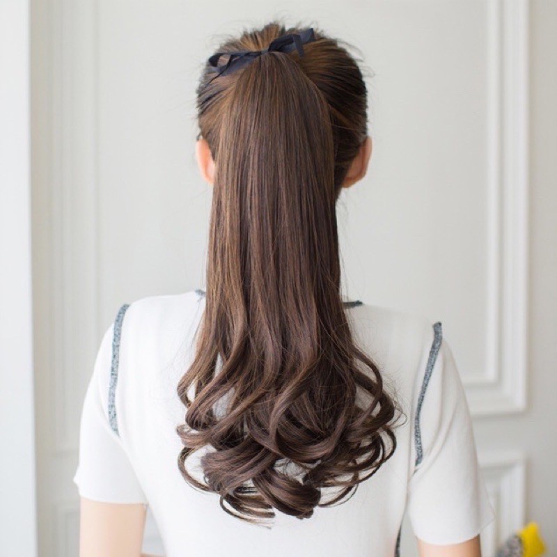 Tóc giả buộc dập xù và xoăn to cực xinh [HOT NHẤT] chất siêu mềm mượt