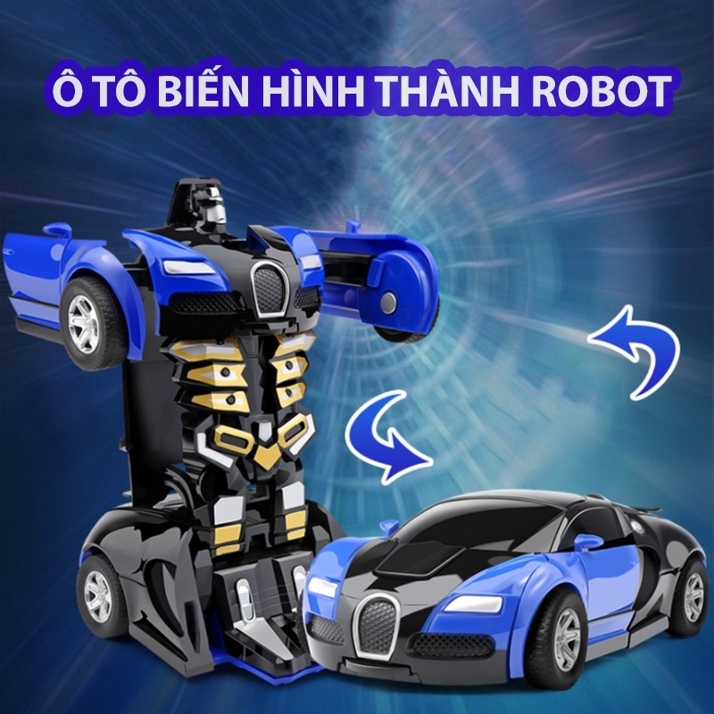 [ĐẸP - RẺ] Đồ Chơi Ô Tô Biến Hình Thành Robot cho bé trai, đồ chơi biến hình Transformers quà tăng cho các bé giá rẻ