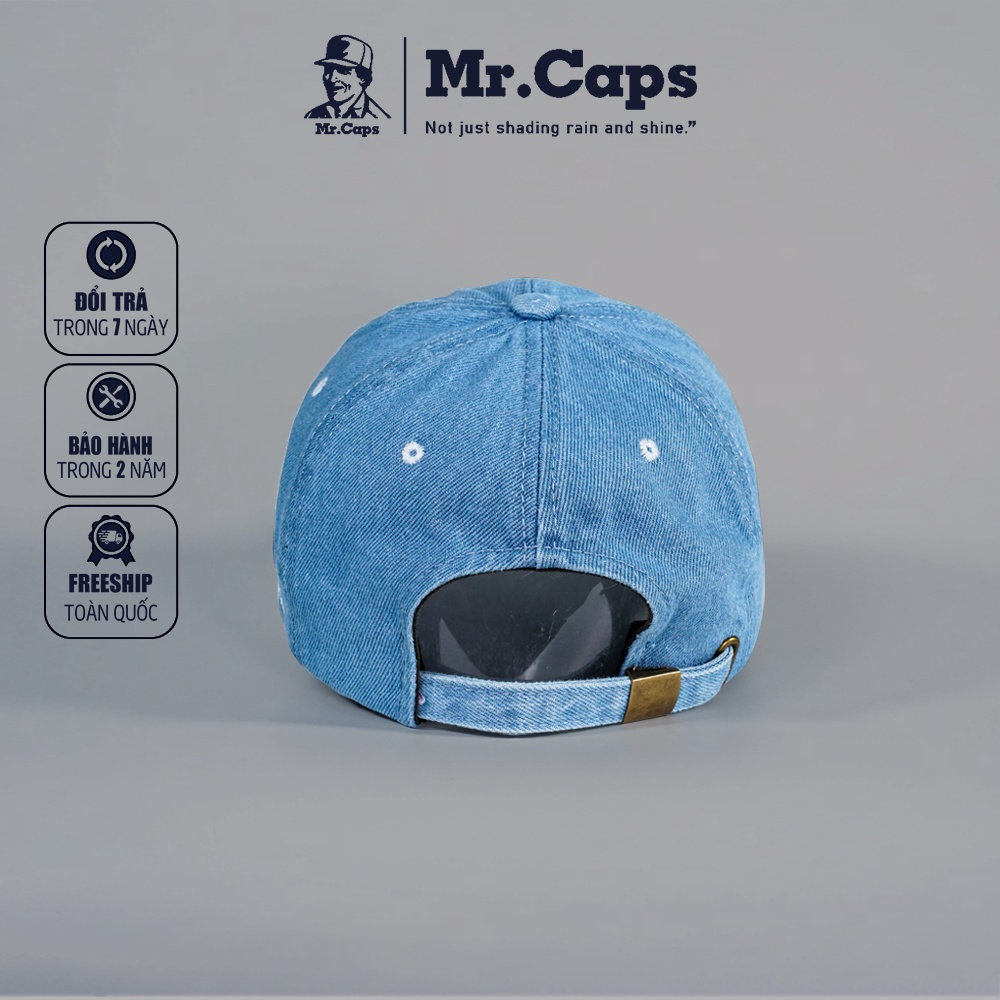 Mũ lưỡi trai Jean - Nón lưỡi trai phụ kiện thời trang unisex cao cấp dành cho cả nam và nữ dáng thể thao ulzzang Mrcaps