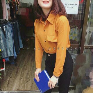 SƠ MI TÚI NGỰC ẢNH THẬT