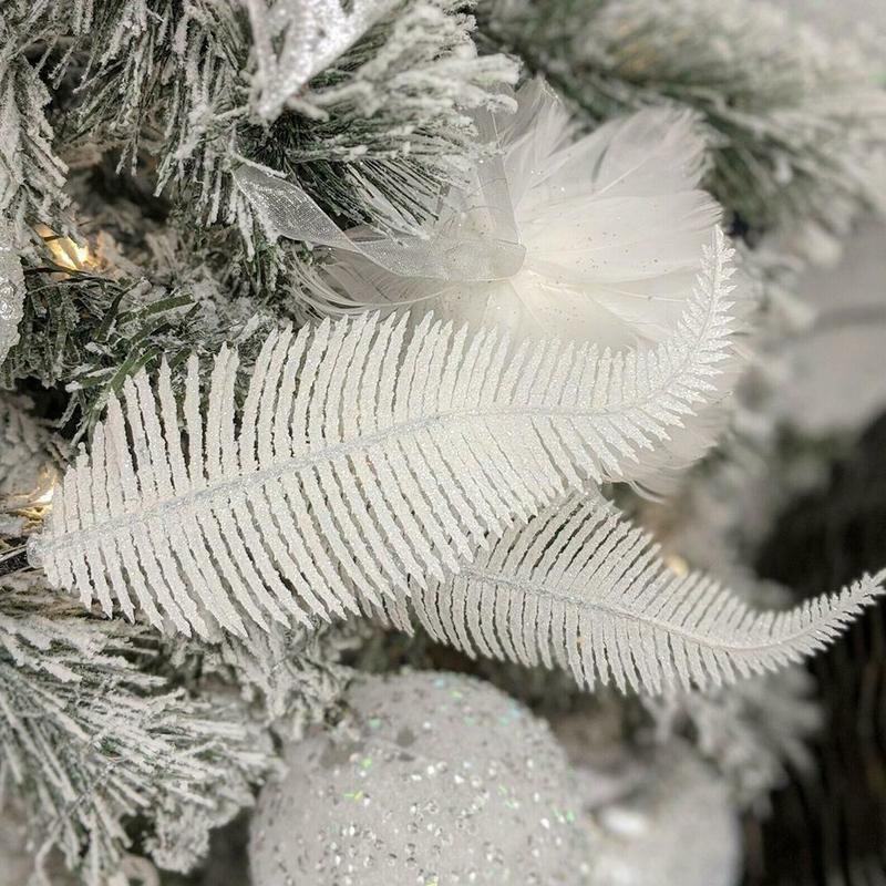 6 Lông vũ trang trí cây thông noel dịp giáng sinh