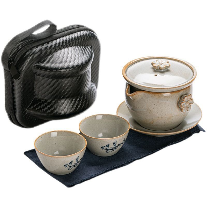 Tea-set tea-set sáng tạo đi du lịch tea-style nhật bản thu thập các gói quà tặng lễ hội