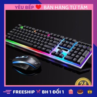 Bộ bàn phím máy tính giả cơ G21 kèm chuột chơi game cực đỉnh hiệu báo đuổi dành cho game thủ