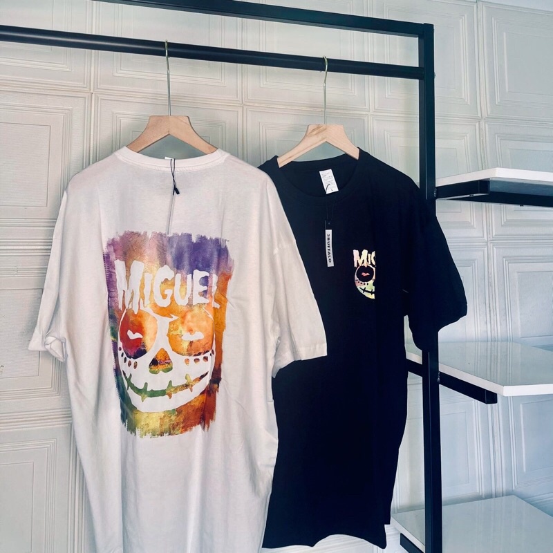 [2Buffalo] Áo thun Unisex, Áo thun nam nữ 100% cotton cao cấp Miguel streetwear form oversize co giãn 4 chiều | BigBuy360 - bigbuy360.vn