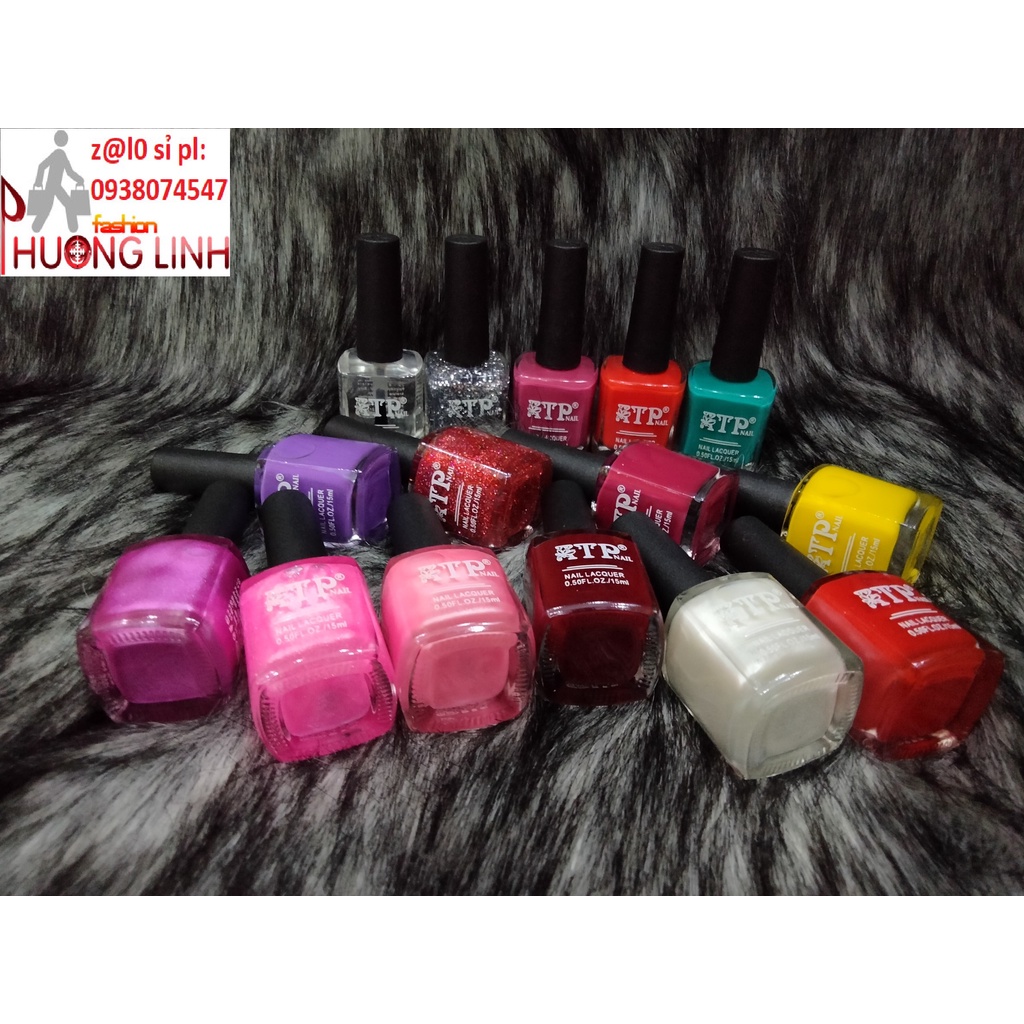 Sơn móng ATP nắp đen đế vuông