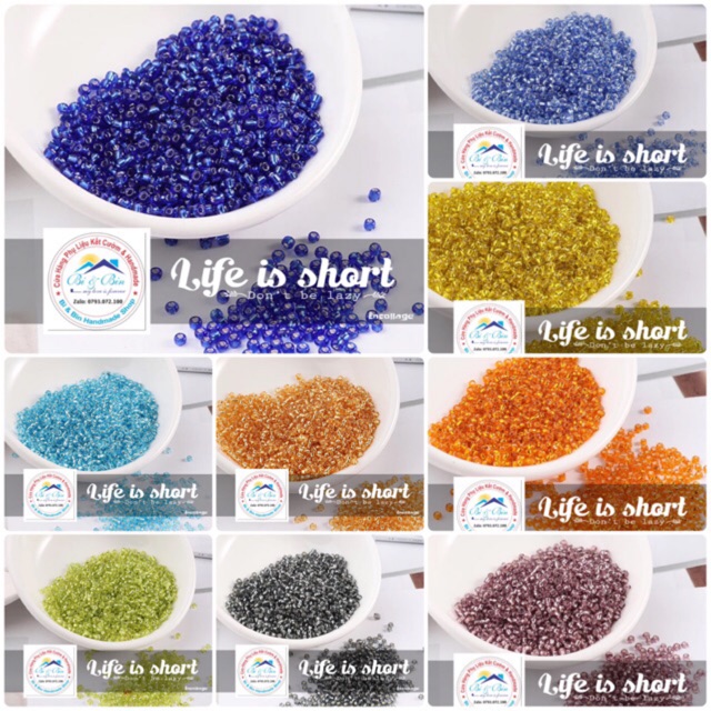 Gói ~450g Hạt Cườm Tấm Thủy Đính Kết Trang Phục Thời Trang