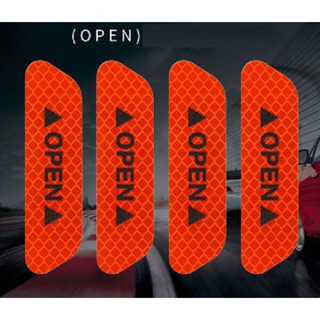 Bộ 4 Decal Phản Quang Cảnh Báo Mở Cửa