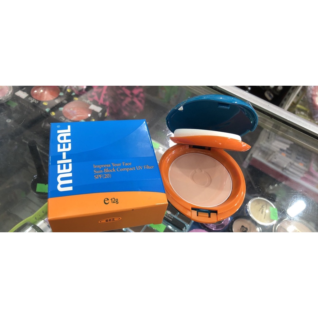 PHẤN TRANG ĐIỂM MEI EAL CHỐNG NẮNG SUNBLOCK COMPACT UV FILTER SPF20 12GR