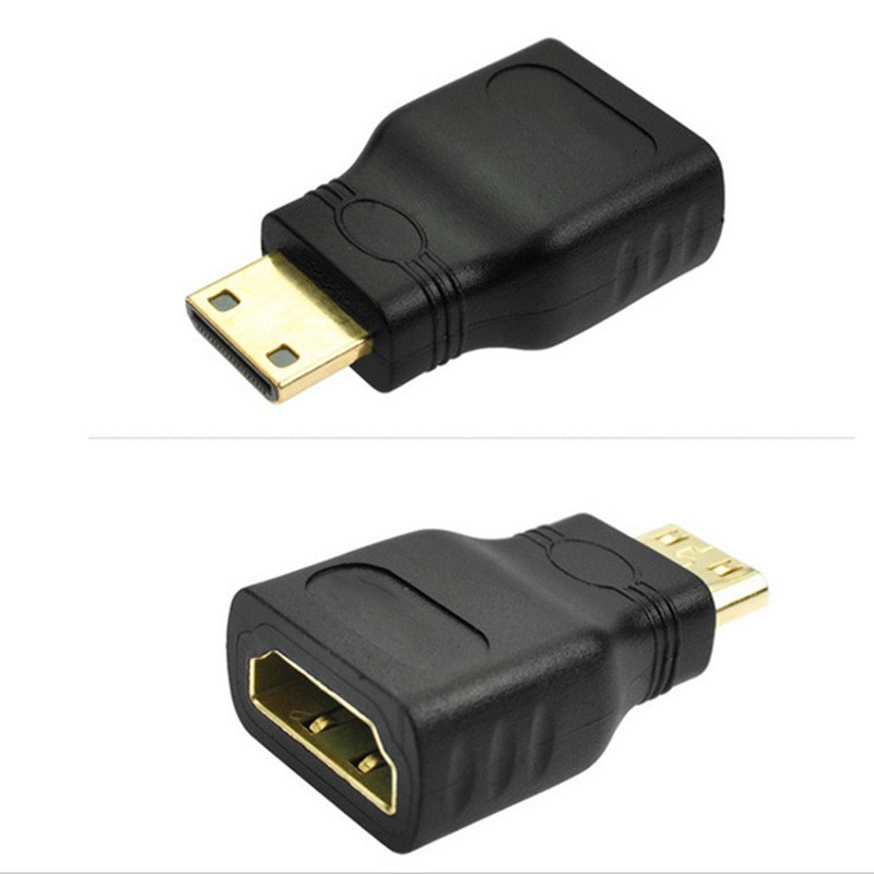 5 Pack Mini HDMI Adapter Gold Plated Mini HDMI Male to HDMI Female High Speed HDMI Type C to Type a Compatible for Raspberry Pi Zero, Camera, Camcorder, DSLR, Tablet, Video Card