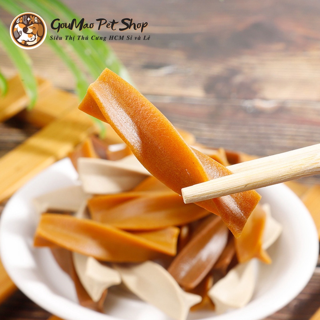 Xương xoắn gặm sạch răng cho chó Yaho hộp 165g