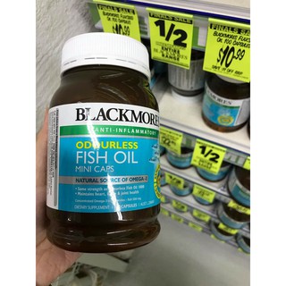 Dầu cá không mùi Blackmores Odourless 400 viên mini Úc