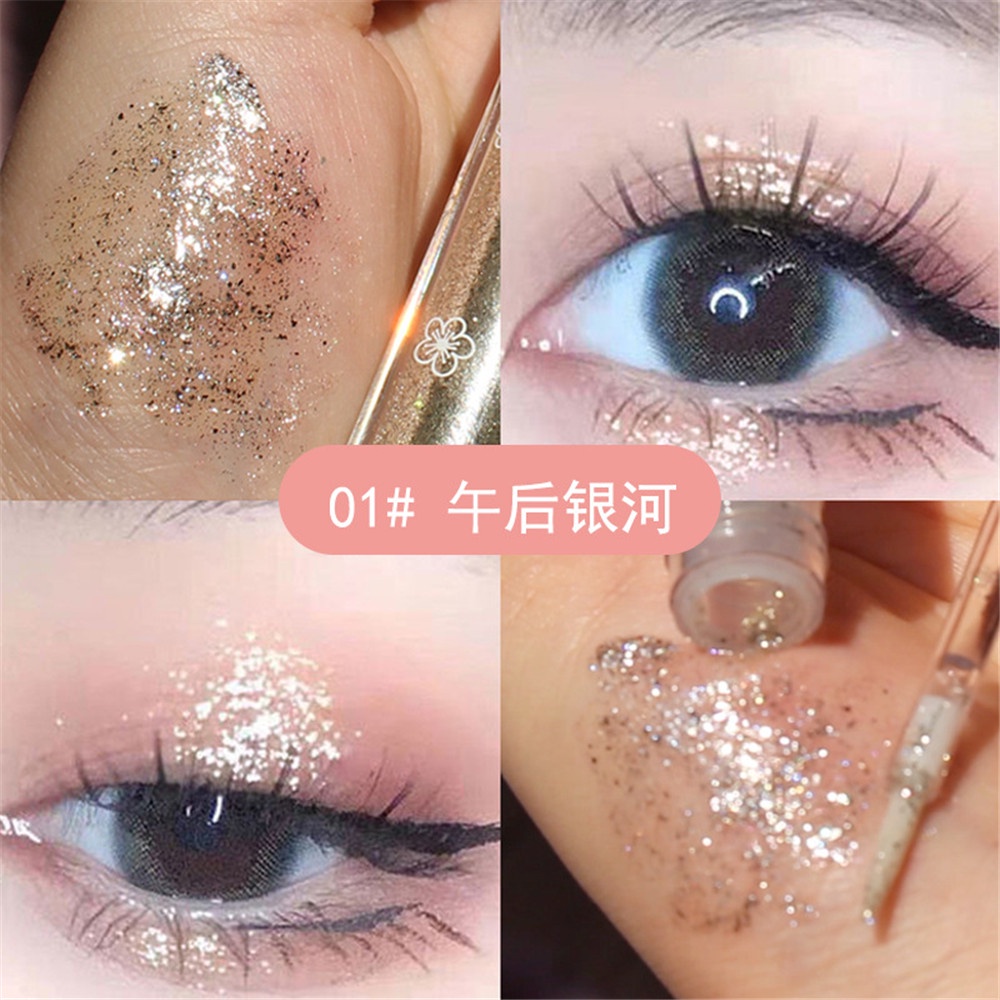Nhũ Mắt Dạng Lỏng Lấp Lánh Nhanh Khô 5 Màu Sắc Tùy Chọn