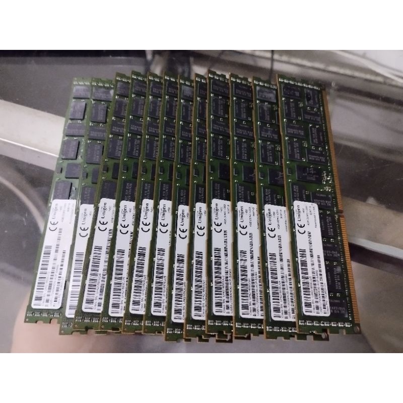 Ram ecc ddr3 unigen 4gb bóc máy bus 1333