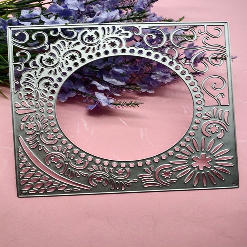 Khuôn Cắt Giấy Kim Loại Hình Vuông Macrame