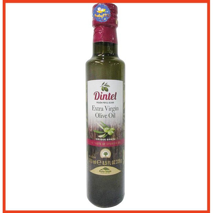 DẦU OLIU DINTEL EXTRA VIRGIN ( SIÊU NGUYÊN CHẤT) 250ML MẪU MỚI date 8/2022