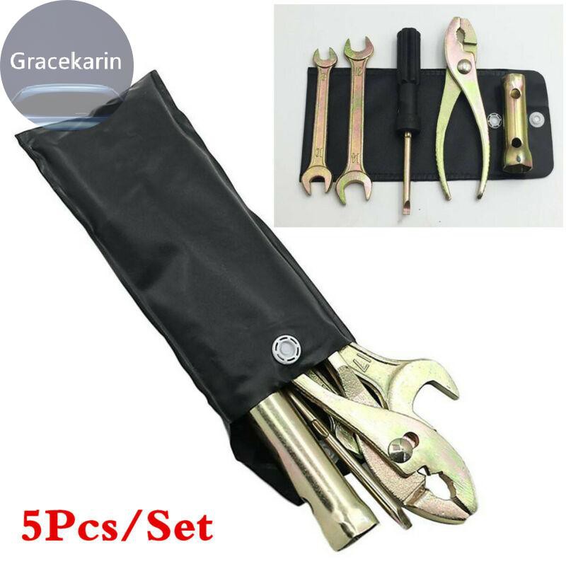 Bộ 5 Dụng Cụ Sửa Chữa Xe Máy Kèm Túi Đựng