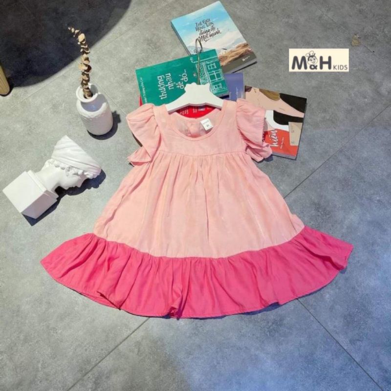 🍓🍓 ĐẦM XÒE ĐUÔI CÁ PHỐI MÀU HAI TẦNG XINH XẮN CHO BÉ GÁI 🍒🍒