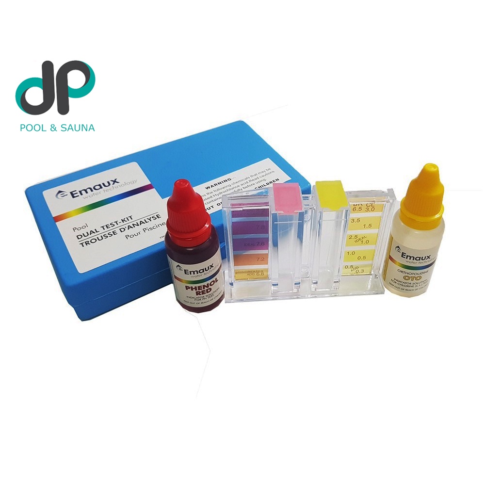 BỘ TEST PH và CLO NƯỚC HỒ BƠI EMAUX