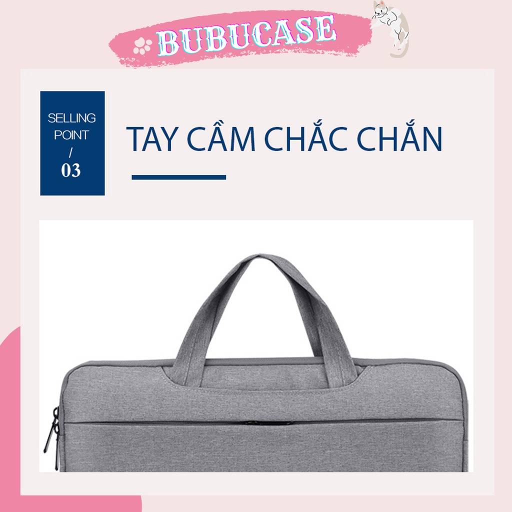 Túi Chống Sốc Macbook Laptop Cao Cấp Nhiều Size 13.3 Inch, 14 Inch, 15 Inch, 15.6 Inch, 16 Inch - ( 4 Ngăn )