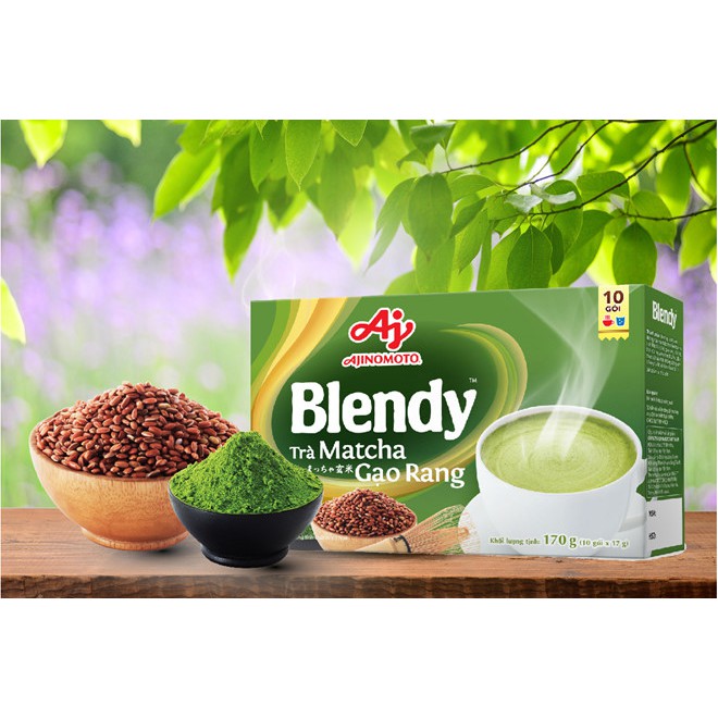 [CHÍNH HÃNG] Trà Matcha Gạo Rang Blendy DẠNG GÓI