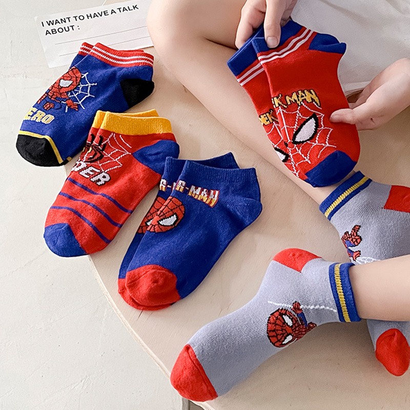Combo 10 Đôi Tất Vớ Hình Siêu Nhân Cho Bé Siêu Yêu