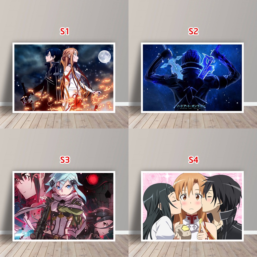 Tấm Postcard Cao Cấp Anime Sword Art Online