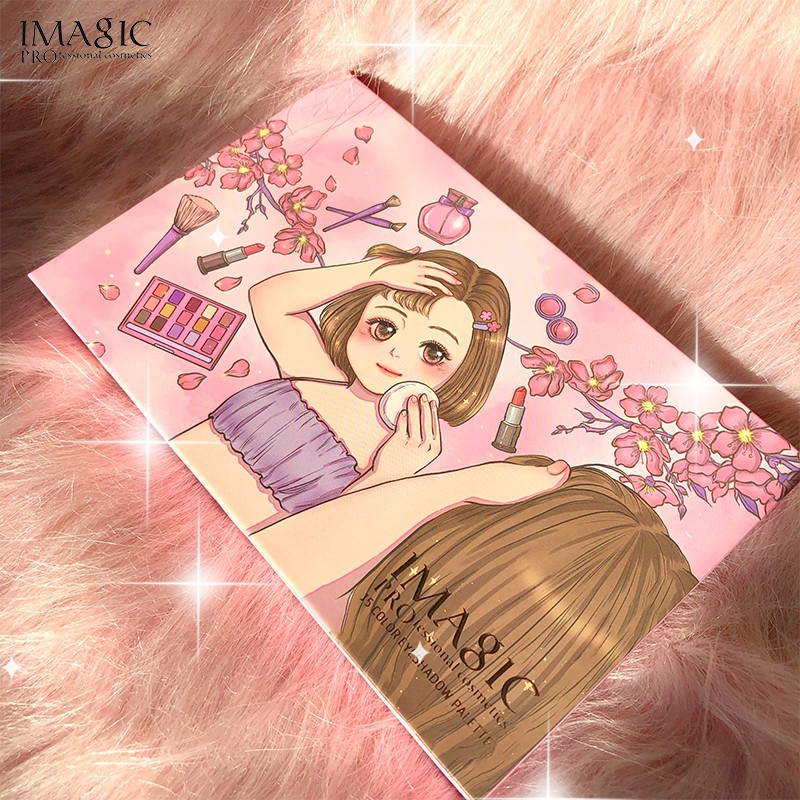 Bảng Phấn Mắt IMAGIC EY-328 Trang Điểm 15 Màu Lâu Trôi Tự Nhiên 1.49g