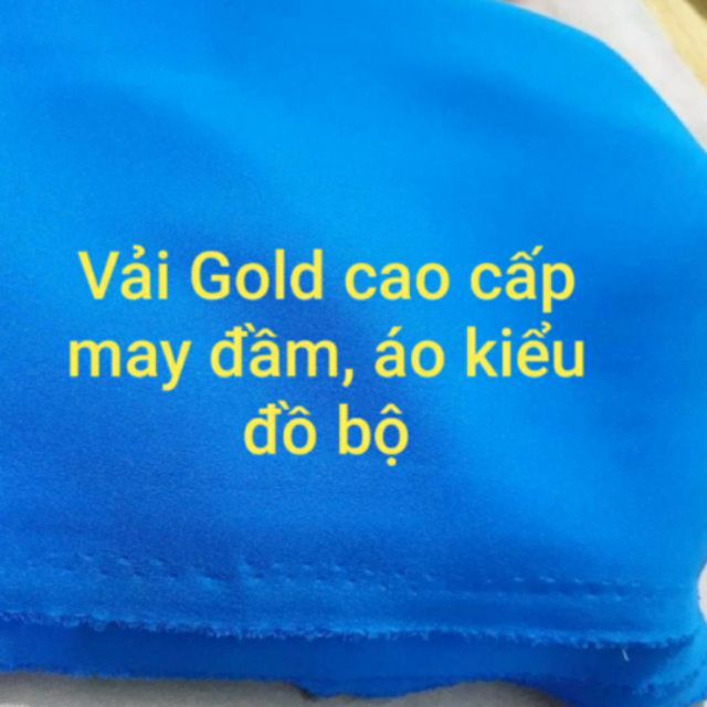 VẢI GOLD MAY VEST, ĐẦM CHẤT MỀM